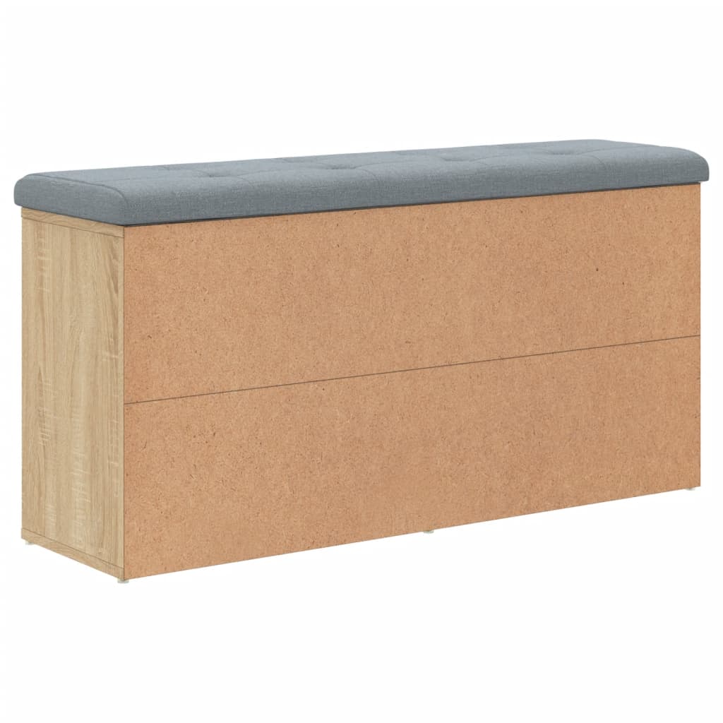 Schoenenbank Bewerkt Hout Kleurig 102 x 32 x 50 cm Sonoma eiken