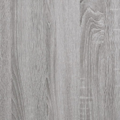 Schoenenbank Bewerkt Hout Eikenkleur 102 x 32 x 50 cm Grijs sonoma