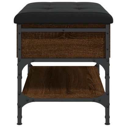Schoenenbank Bewerkt Hout Bruineikenkleurig 62 x 42 x 45 cm bruin eikenkleur