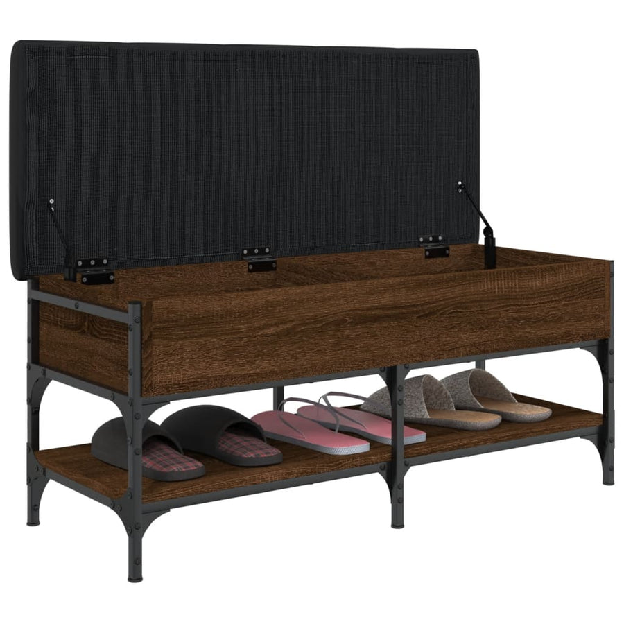 Schoenenbank Bewerkt Hout Sonoma Eikenkleurig 102 x 42 x 45 cm bruin eikenkleur