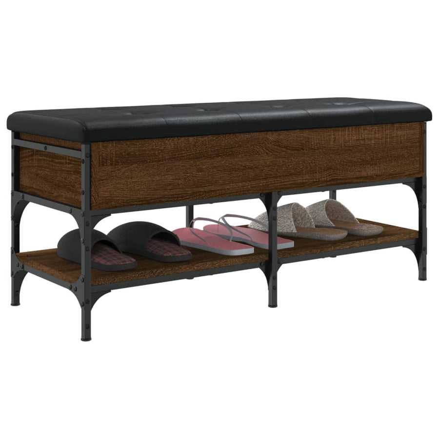 Schoenenbank Bewerkt Hout Sonoma Eikenkleurig 102 x 42 x 45 cm bruin eikenkleur
