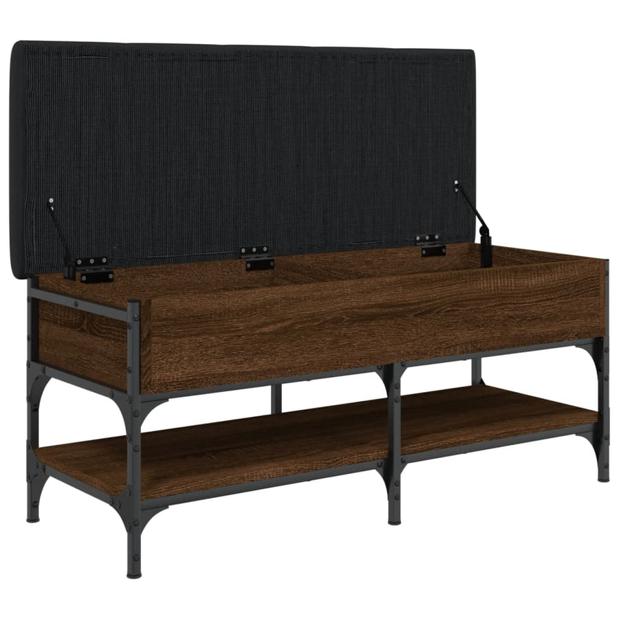 Schoenenbank Bewerkt Hout Sonoma Eikenkleurig 102 x 42 x 45 cm bruin eikenkleur
