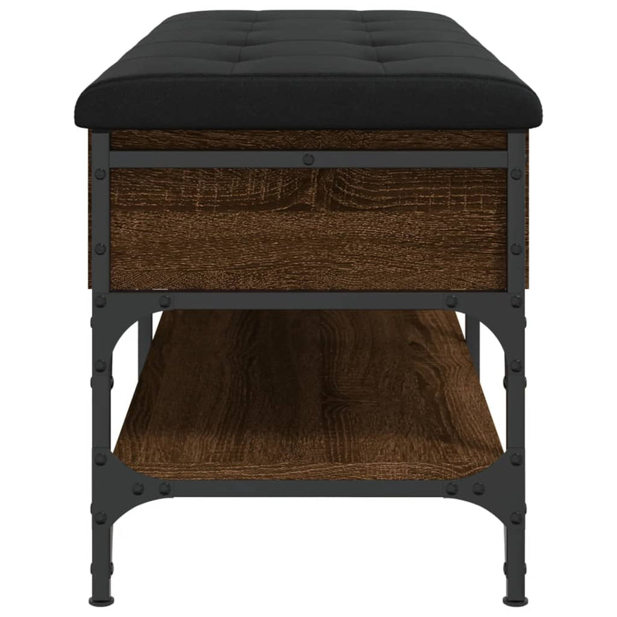 Schoenenbank Bewerkt Hout Sonoma Eikenkleurig 102 x 42 x 45 cm bruin eikenkleur