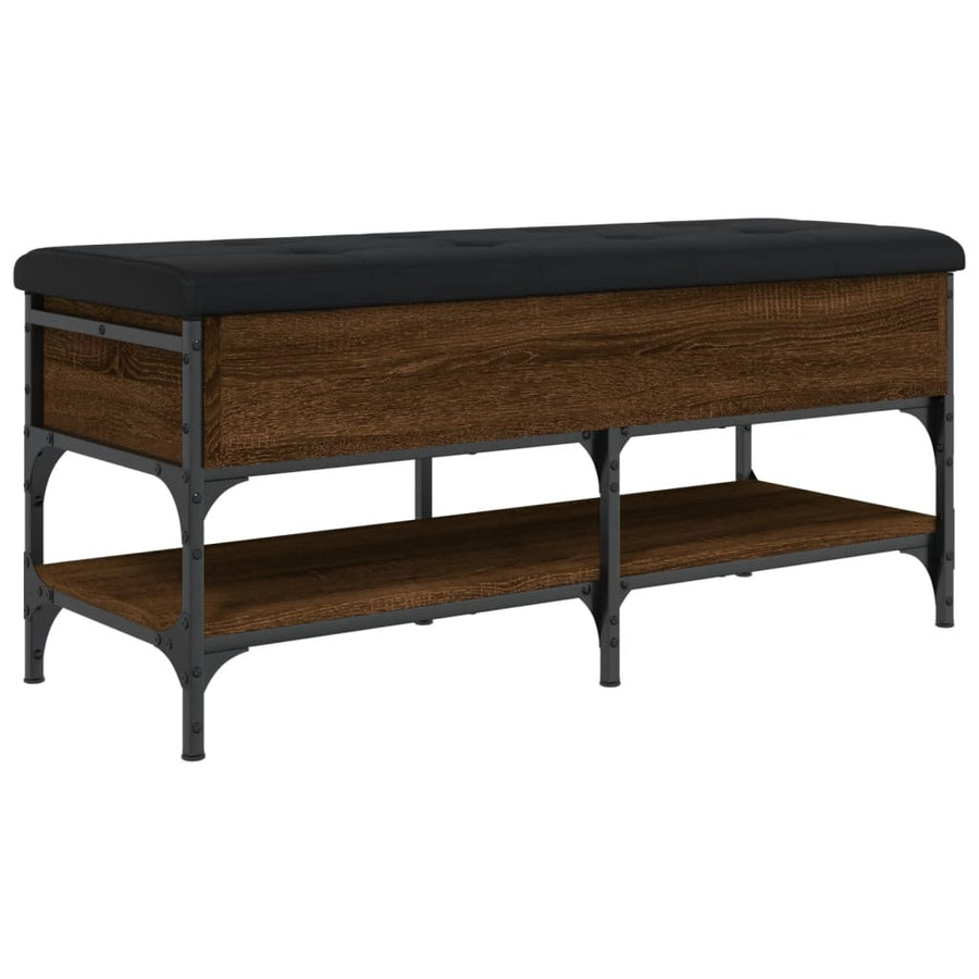 Schoenenbank Bewerkt Hout Sonoma Eikenkleurig 102 x 42 x 45 cm bruin eikenkleur