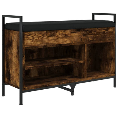 Schoenenbank 85,5X32X57,5 Cm Bewerkt Hout Kleurig 85.5 x 32 x 57.5 cm Gerookt eiken