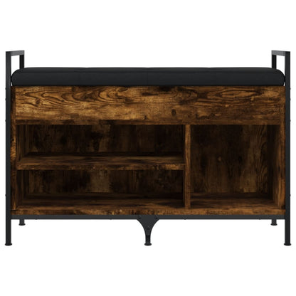 Schoenenbank 85,5X32X57,5 Cm Bewerkt Hout Kleurig 85.5 x 32 x 57.5 cm Gerookt eiken