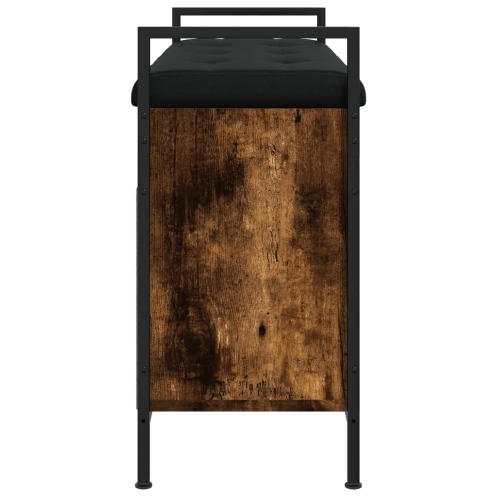 Schoenenbank 85,5X32X57,5 Cm Bewerkt Hout Kleurig 85.5 x 32 x 57.5 cm Gerookt eiken