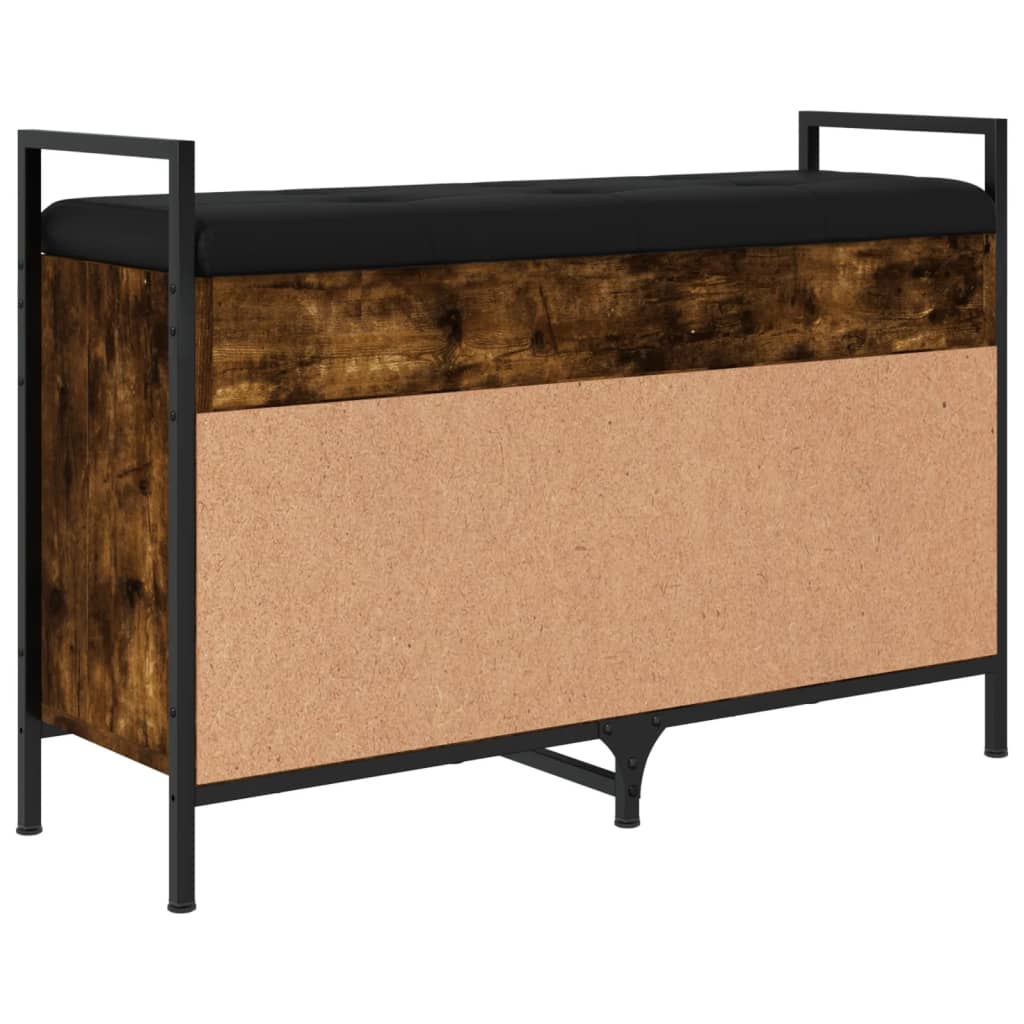 Schoenenbank 85,5X32X57,5 Cm Bewerkt Hout Kleurig 85.5 x 32 x 57.5 cm Gerookt eiken