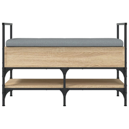 Schoenenbank 85,5X42X57,5 Cm Bewerkt Hout Kleurig Sonoma eiken