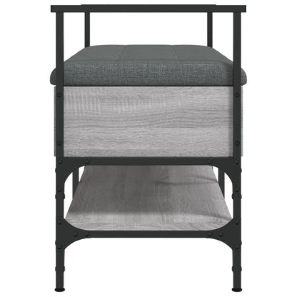 Schoenenbank 85,5X42X57,5 Cm Bewerkt Hout Grijs sonoma