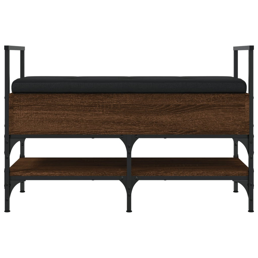 Schoenenbank 85,5X42X57,5 Cm Bewerkt Hout Bruineikenkleurig bruin eikenkleur