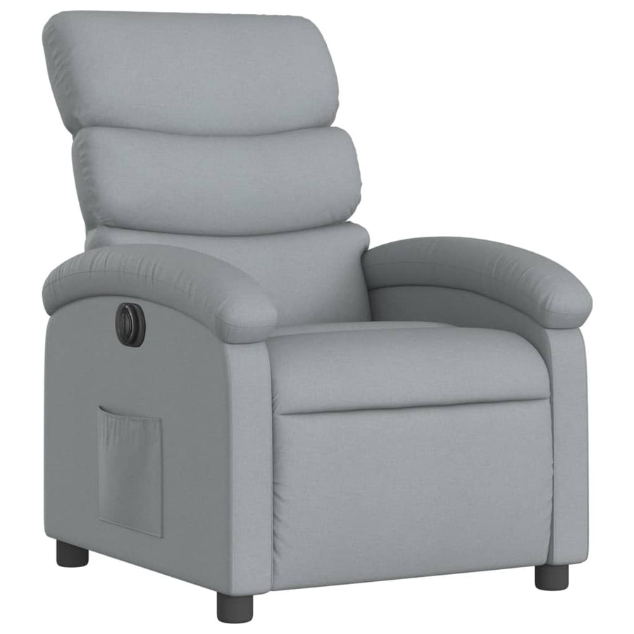 Fauteuil Stof Lichtgrijs Nee Elektrisch verstelbaar