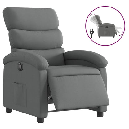 Fauteuil Stof Donkergrijs Nee Elektrisch verstelbaar