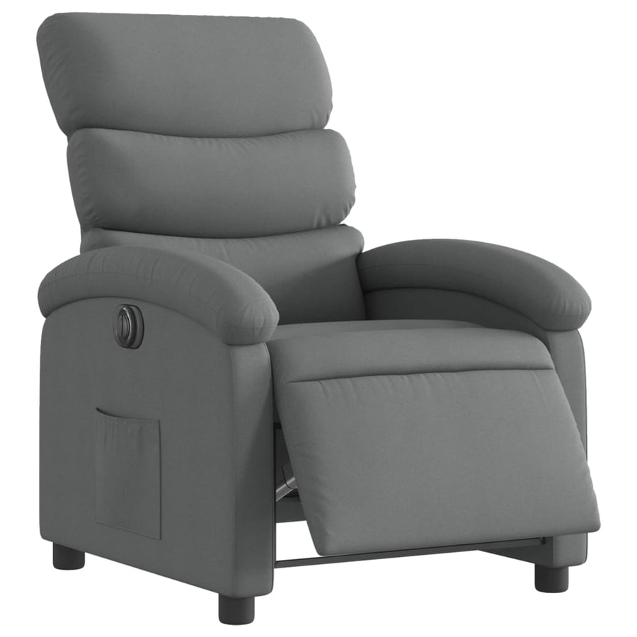 Fauteuil Stof Donkergrijs Nee Elektrisch verstelbaar