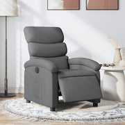 Fauteuil elektrisch verstelbaar stof donkergrijs 70x99.5x92 cm