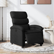 Fauteuil elektrisch verstelbaar stof zwart