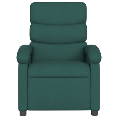Massagestoel Stof Donkergroen Ja Elektrisch verstelbaar