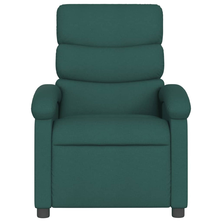 Massagestoel Stof Donkergroen Ja Elektrisch verstelbaar
