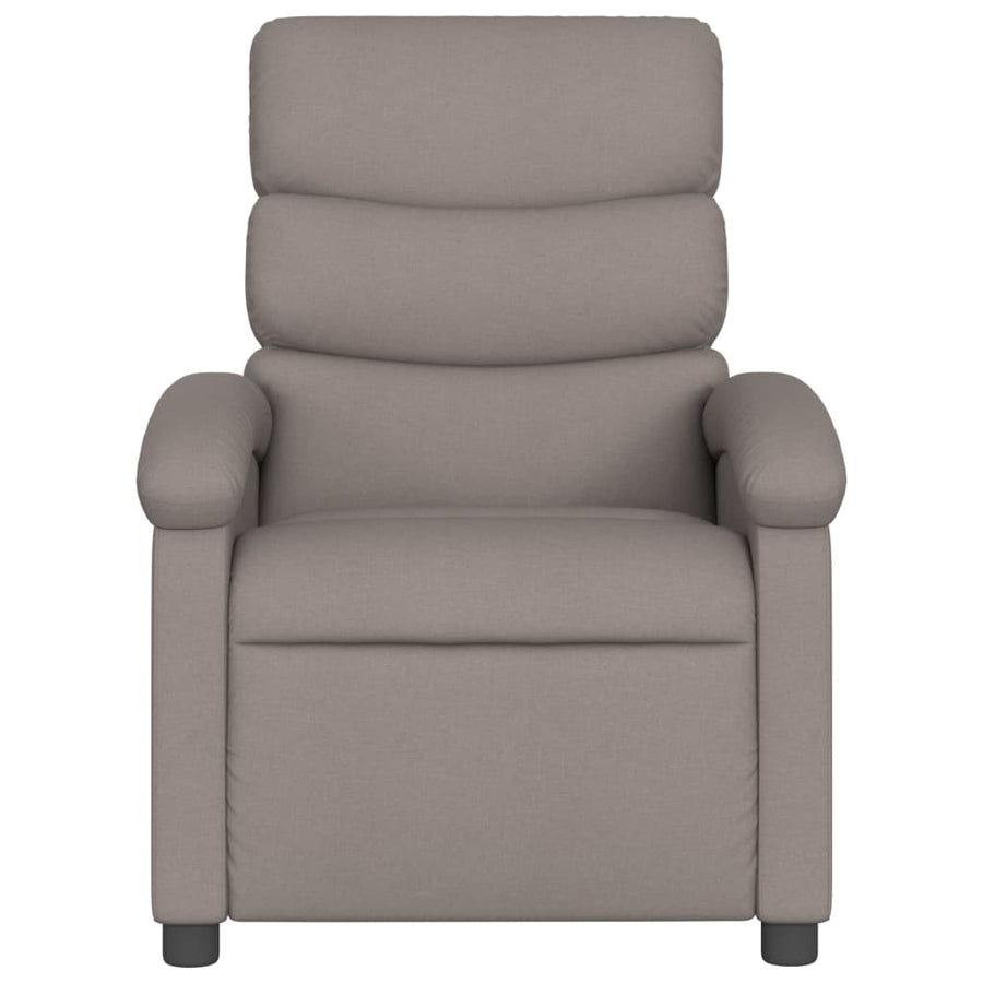 Massagestoel Stof Taupe Ja Elektrisch verstelbaar