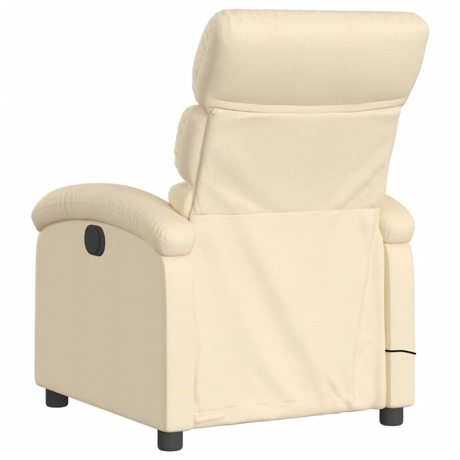 Massagestoel Stof Kleurig Crème Ja Elektrisch verstelbaar