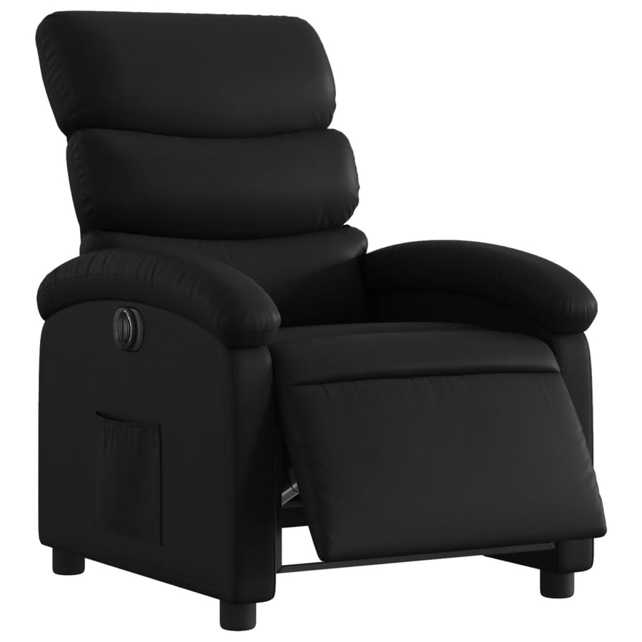 Fauteuil Kunstleer Zwart Nee Elektrisch verstelbaar