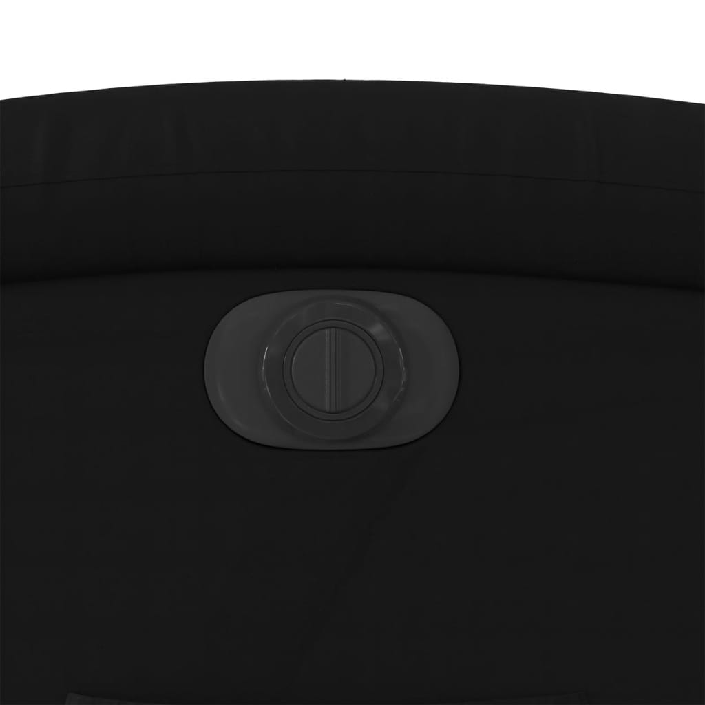 Fauteuil Kunstleer Zwart Nee Elektrisch verstelbaar