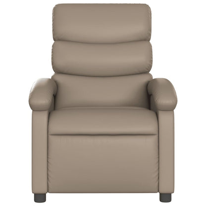 Fauteuil Verstelbaar Elektrisch Kunstleer Kleurig Cappuccino Nee Elektrisch verstelbaar