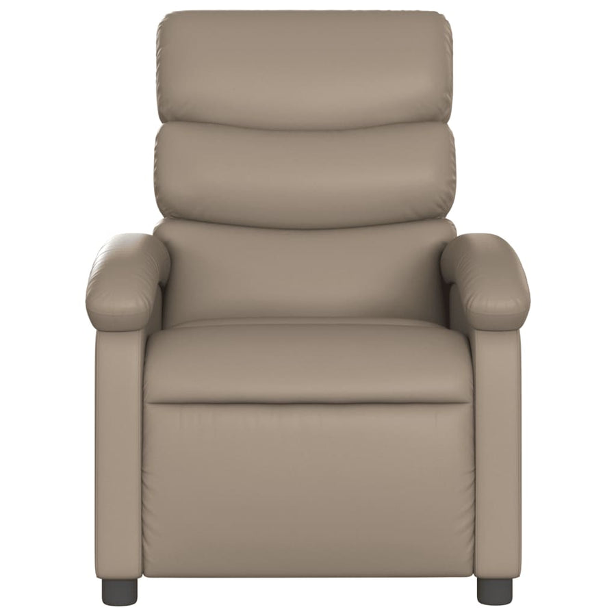 Fauteuil Verstelbaar Elektrisch Kunstleer Kleurig Cappuccino Nee Elektrisch verstelbaar