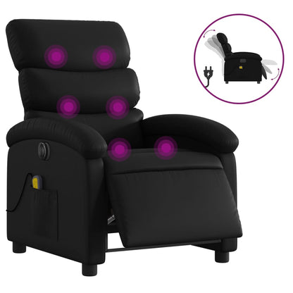 Massagestoel Verstelbaar Elektrisch Kunstleer Zwart Ja Elektrisch verstelbaar