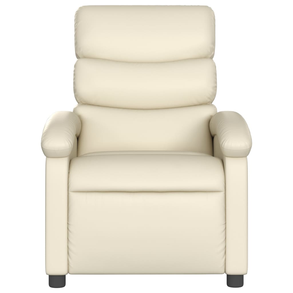 Massagestoel Verstelbaar Elektrisch Kunstleer Kleurig Crème Ja Elektrisch verstelbaar
