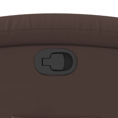 Sta-Op-Fauteuil Verstelbaar Kunstleer Bruin Nee Handmatig verstelbaar