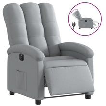 Fauteuil Stof Lichtgrijs Nee Elektrisch verstelbaar