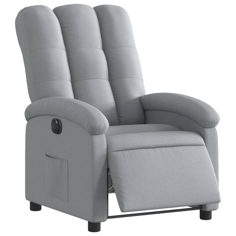 Fauteuil Stof Lichtgrijs Nee Elektrisch verstelbaar