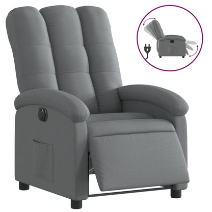 Fauteuil Stof Donkergrijs Nee Elektrisch verstelbaar
