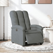 Fauteuil elektrisch verstelbaar stof donkergrijs