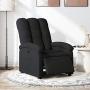 Fauteuil elektrisch verstelbaar stof zwart