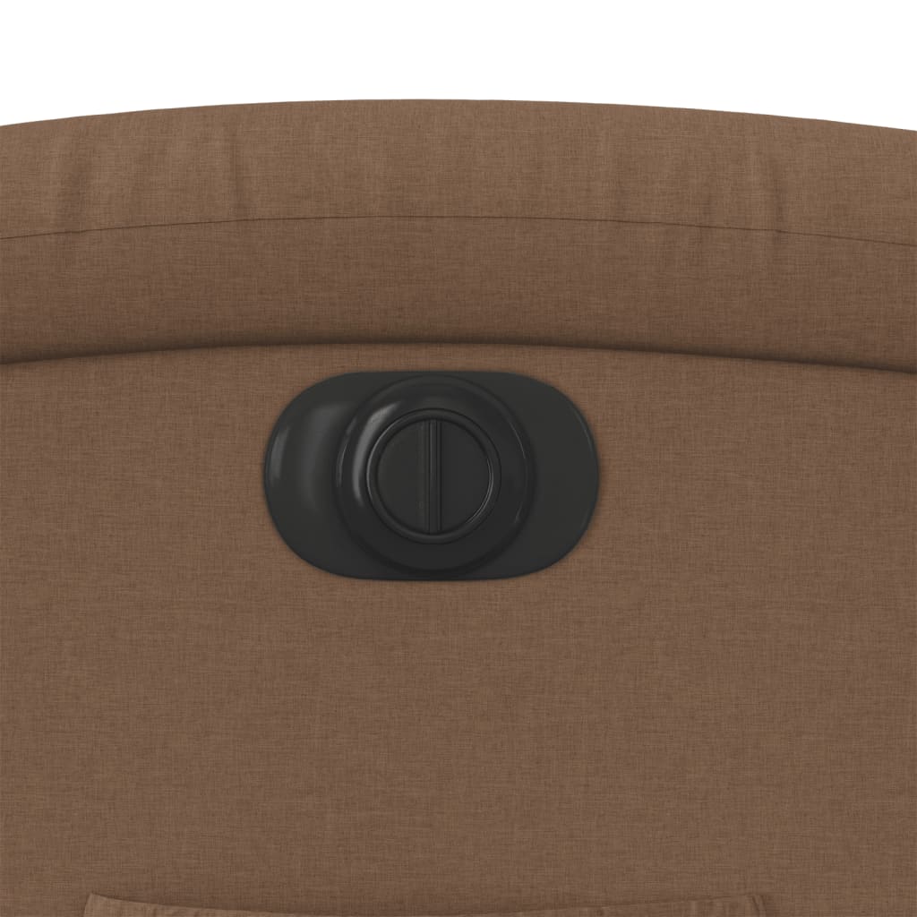 Fauteuil Verstelbaar Elektrisch Stof Bruin Nee Elektrisch verstelbaar