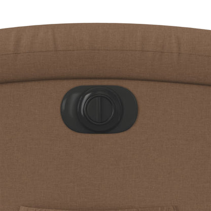 Fauteuil Verstelbaar Elektrisch Stof Bruin Nee Elektrisch verstelbaar