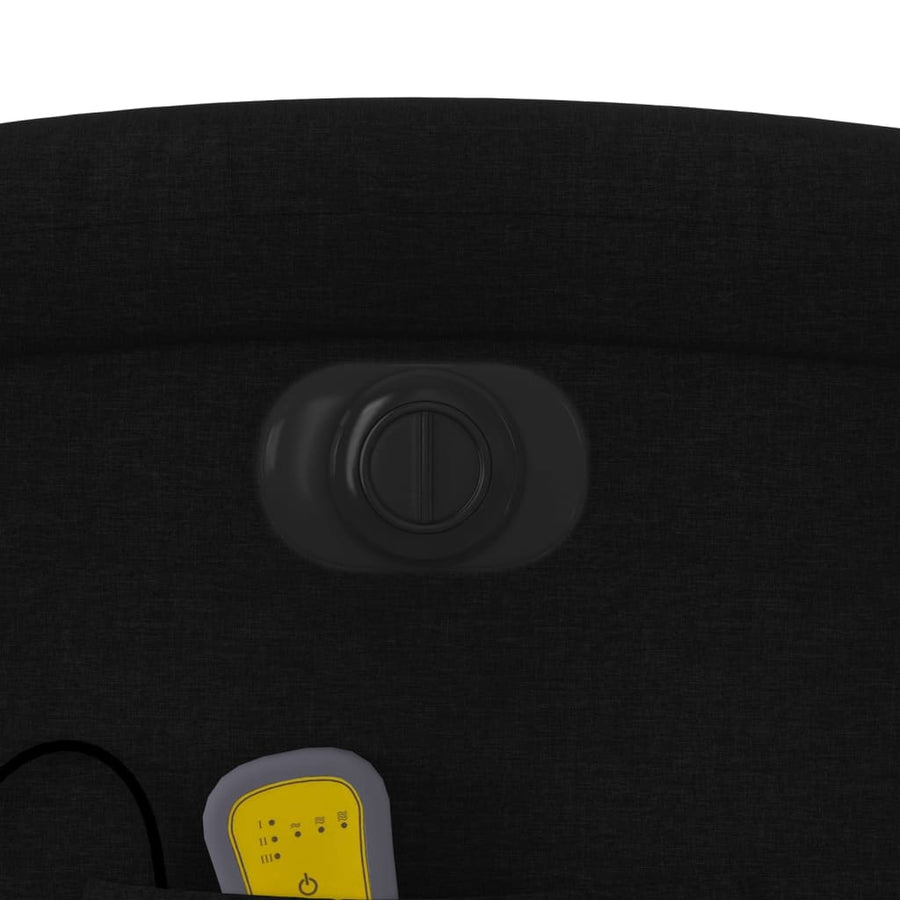 Massagestoel Stof Zwart Ja Elektrisch verstelbaar