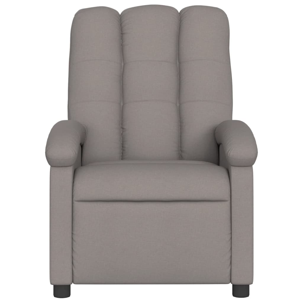 Massagestoel Stof Taupe Ja Elektrisch verstelbaar