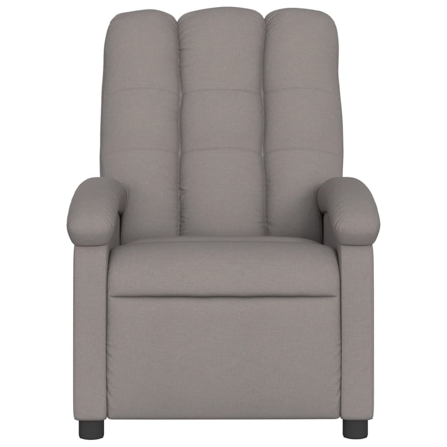 Massagestoel Stof Taupe Ja Elektrisch verstelbaar