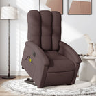Electric recliner massage chair fabric dark brown