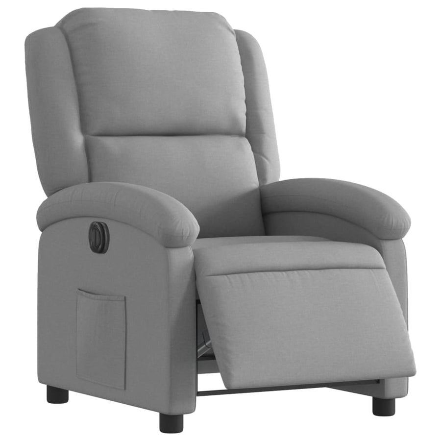 Fauteuil Stof Lichtgrijs Nee Elektrisch verstelbaar