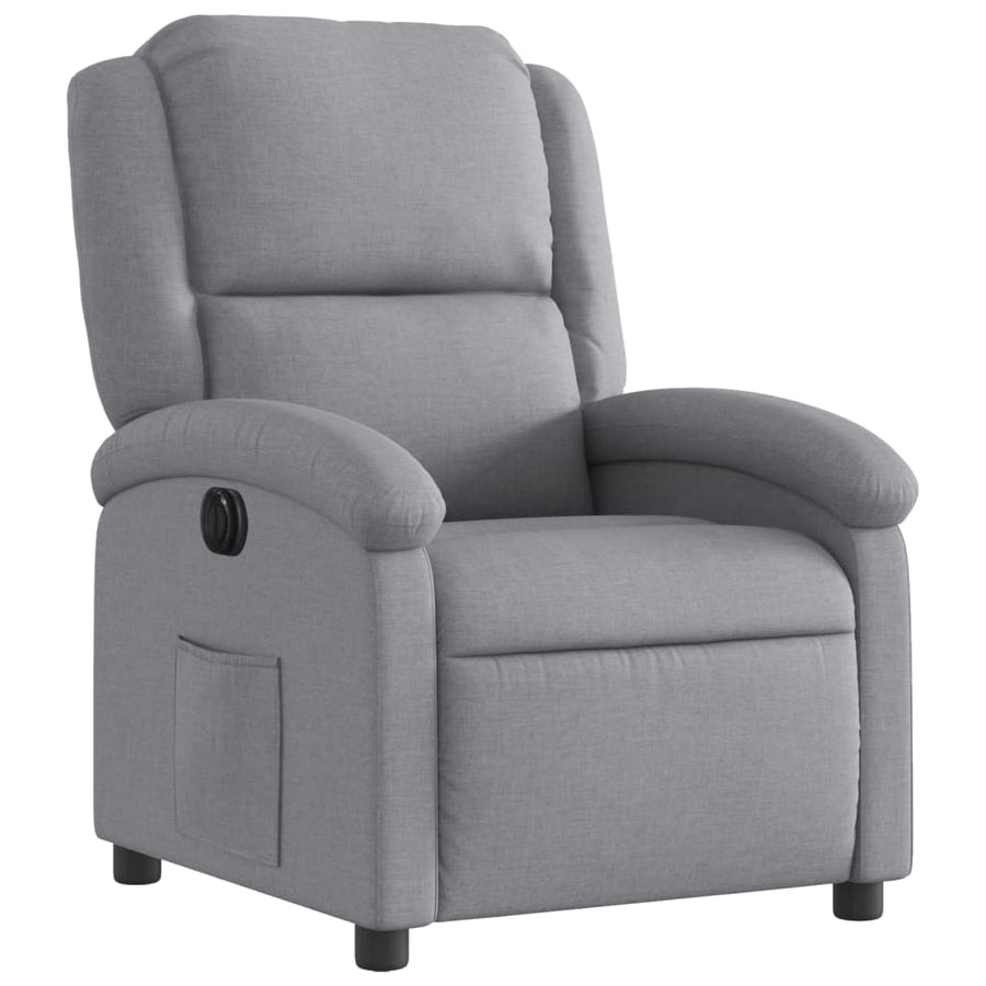 Fauteuil Stof Lichtgrijs Nee Elektrisch verstelbaar