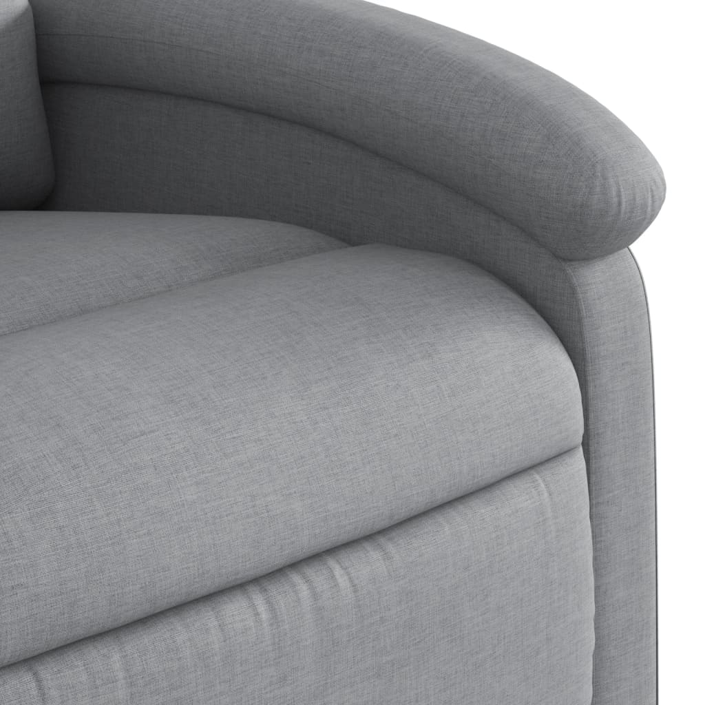 Fauteuil Stof Lichtgrijs Nee Elektrisch verstelbaar