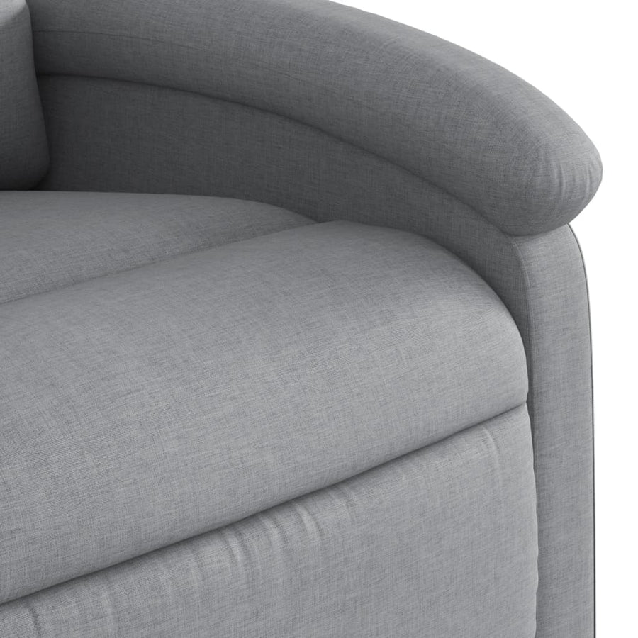 Fauteuil Stof Lichtgrijs Nee Elektrisch verstelbaar