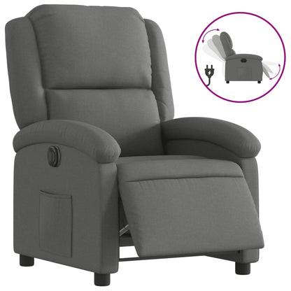 Fauteuil Stof Donkergrijs Nee Elektrisch verstelbaar