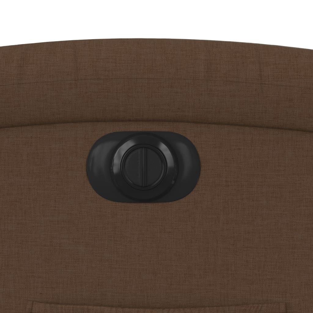 Fauteuil Verstelbaar Elektrisch Stof Bruin Nee Elektrisch verstelbaar