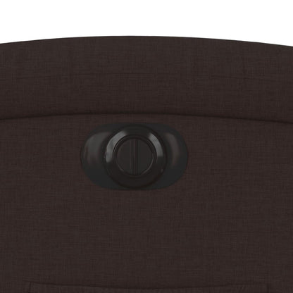 Fauteuil Verstelbaar Elektrisch Stof Donkerbruin 1 Nee Elektrisch verstelbaar