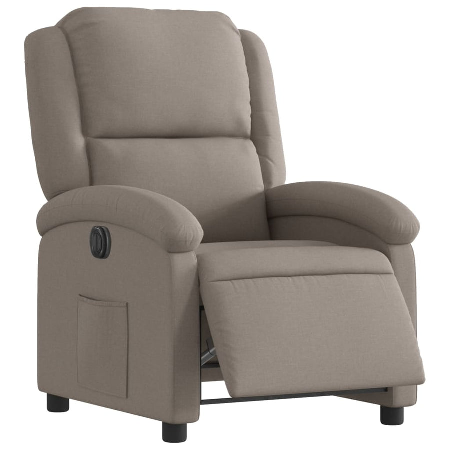 Fauteuil Verstelbaar Elektrisch Stof Taupe Nee Elektrisch verstelbaar